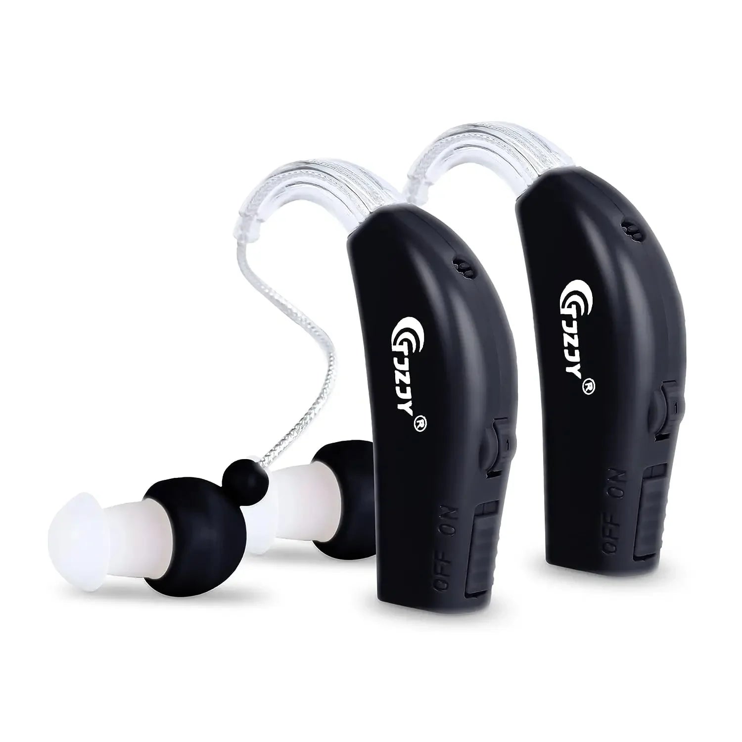 Rechargeable Mini Hearing Aids – 2pcs Sound Amplifiers for Seniors