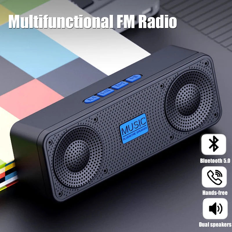 S18 Wireless Bluetooth Smart Speaker – Portable Outdoor Subwoofer & Radio