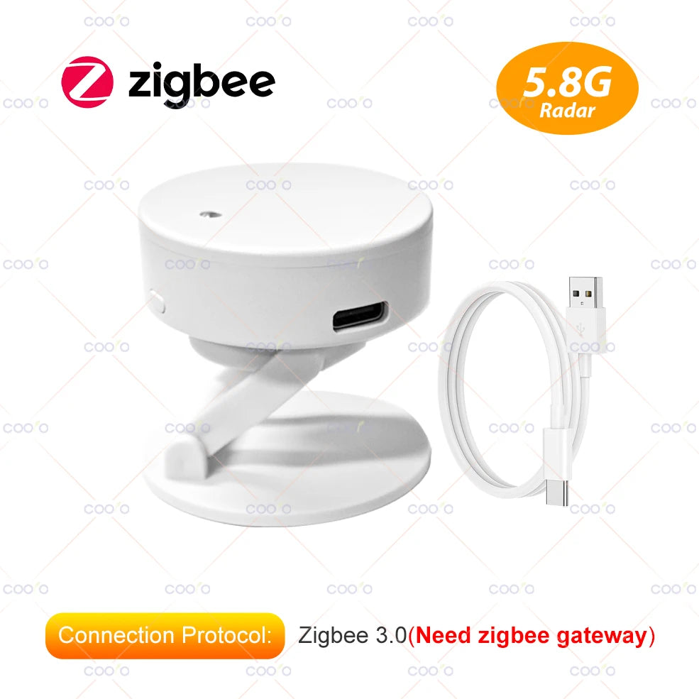 ZigBee WiFi mmWave Motion Sensor – Tuya Smart Human Presence Detector