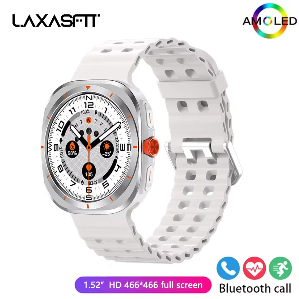LAXASFIT GT7 Ultra Smartwatch – 1.52" AMOLED Bluetooth Fitness Watch