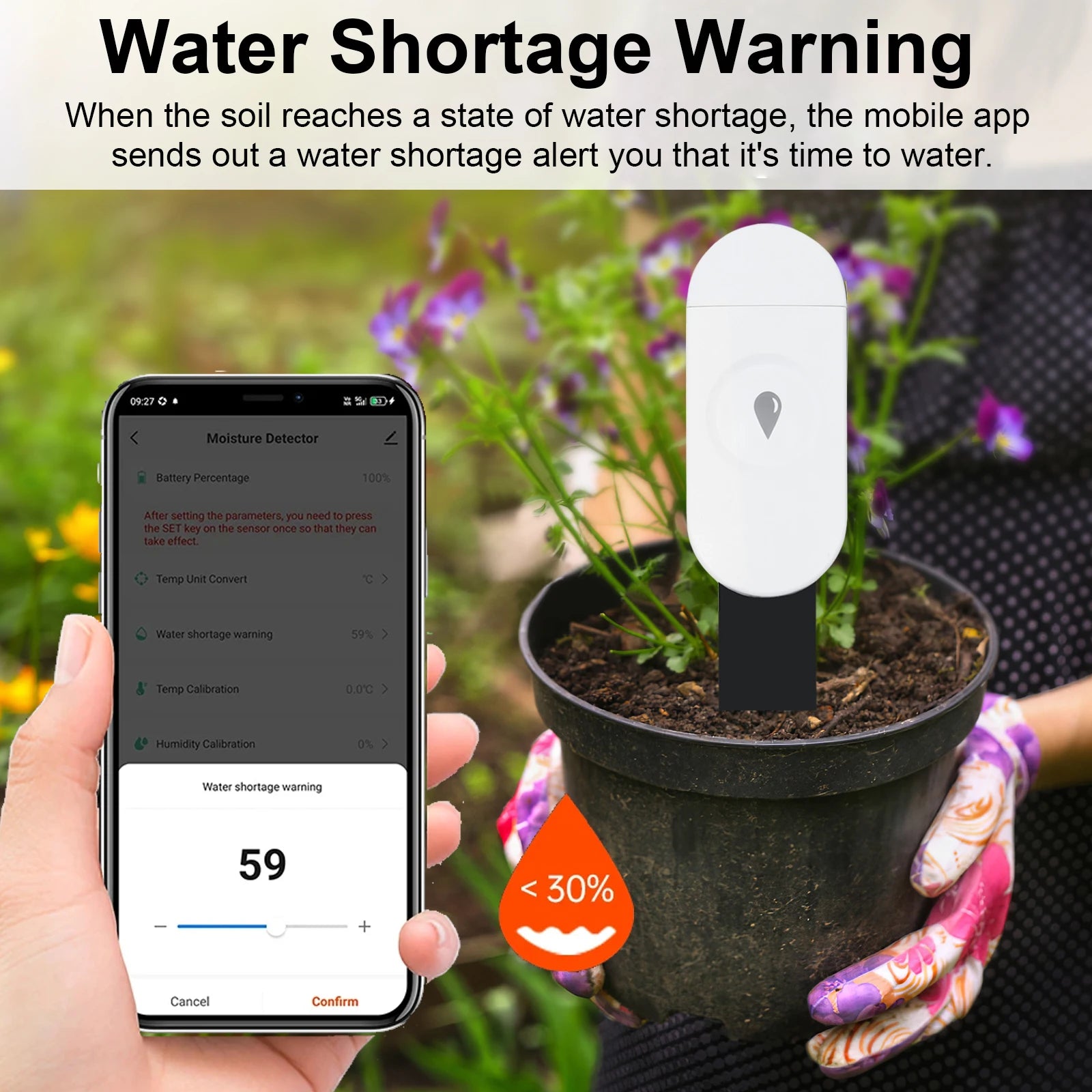 Tuya ZigBee Soil Moisture & Temperature Sensor