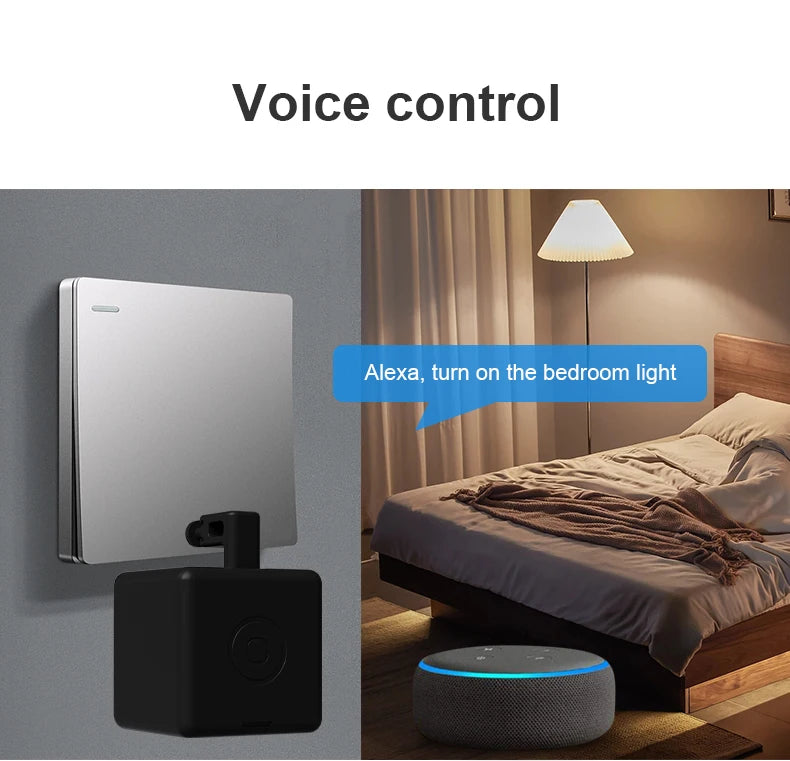 Tuya Zigbee Smart Fingerbot – Voice-Controlled Button Pusher Robot