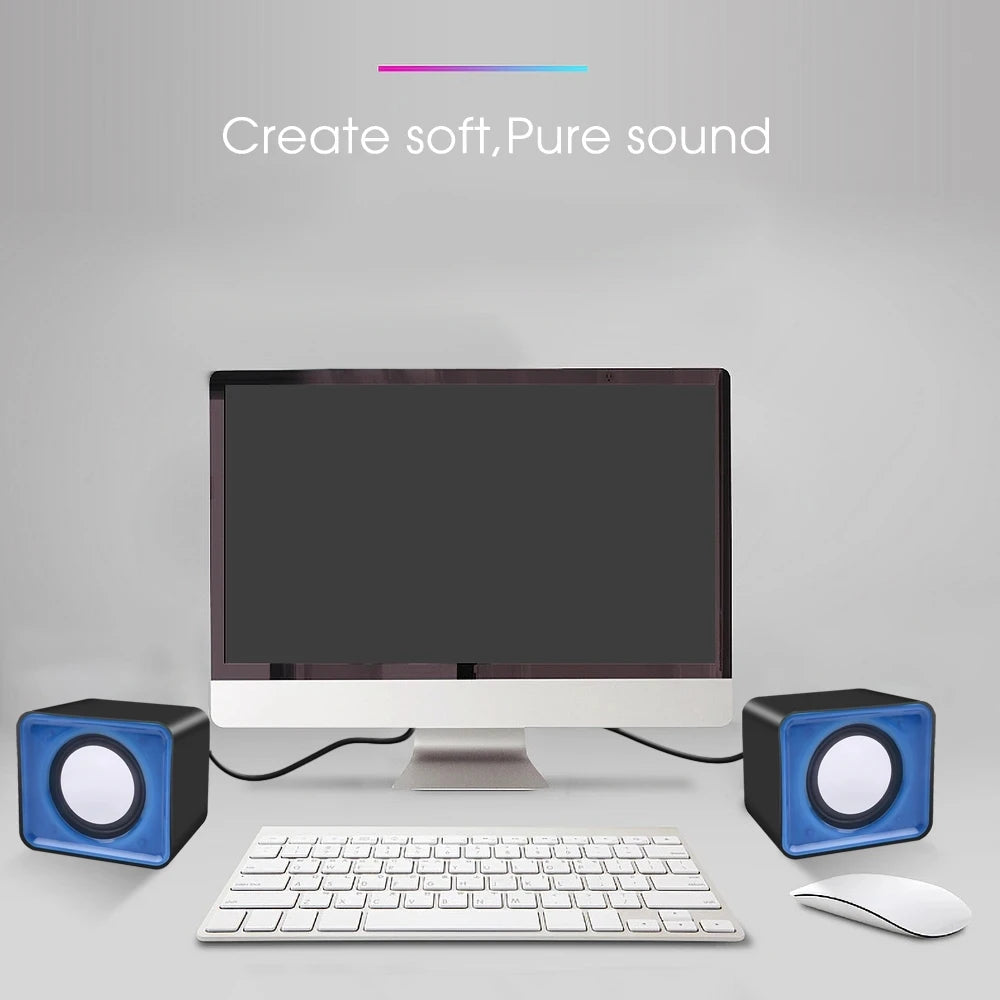 Mini PC Speaker – Portable Sound Box for Computer & Laptop
