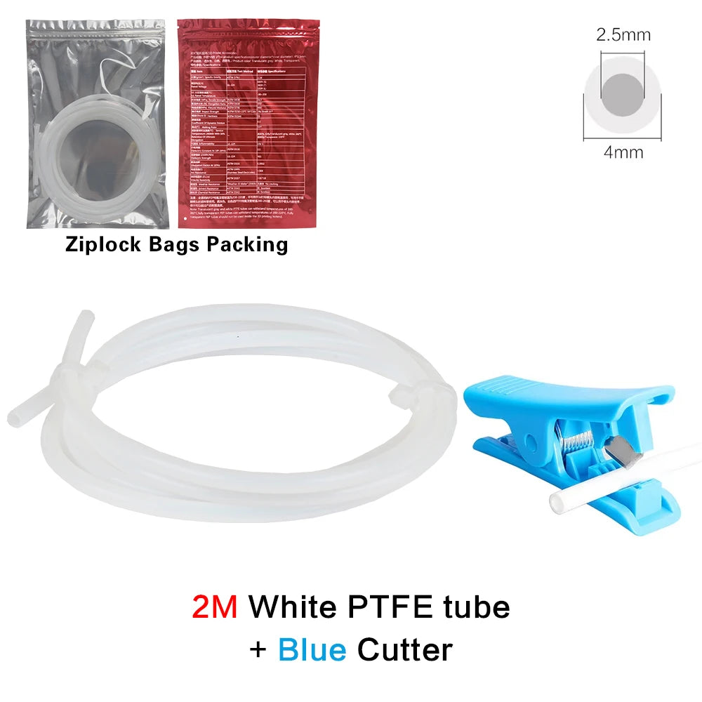 PTFE Tube for Bambu Lab P1P AMS A1 Mini 3D Printer