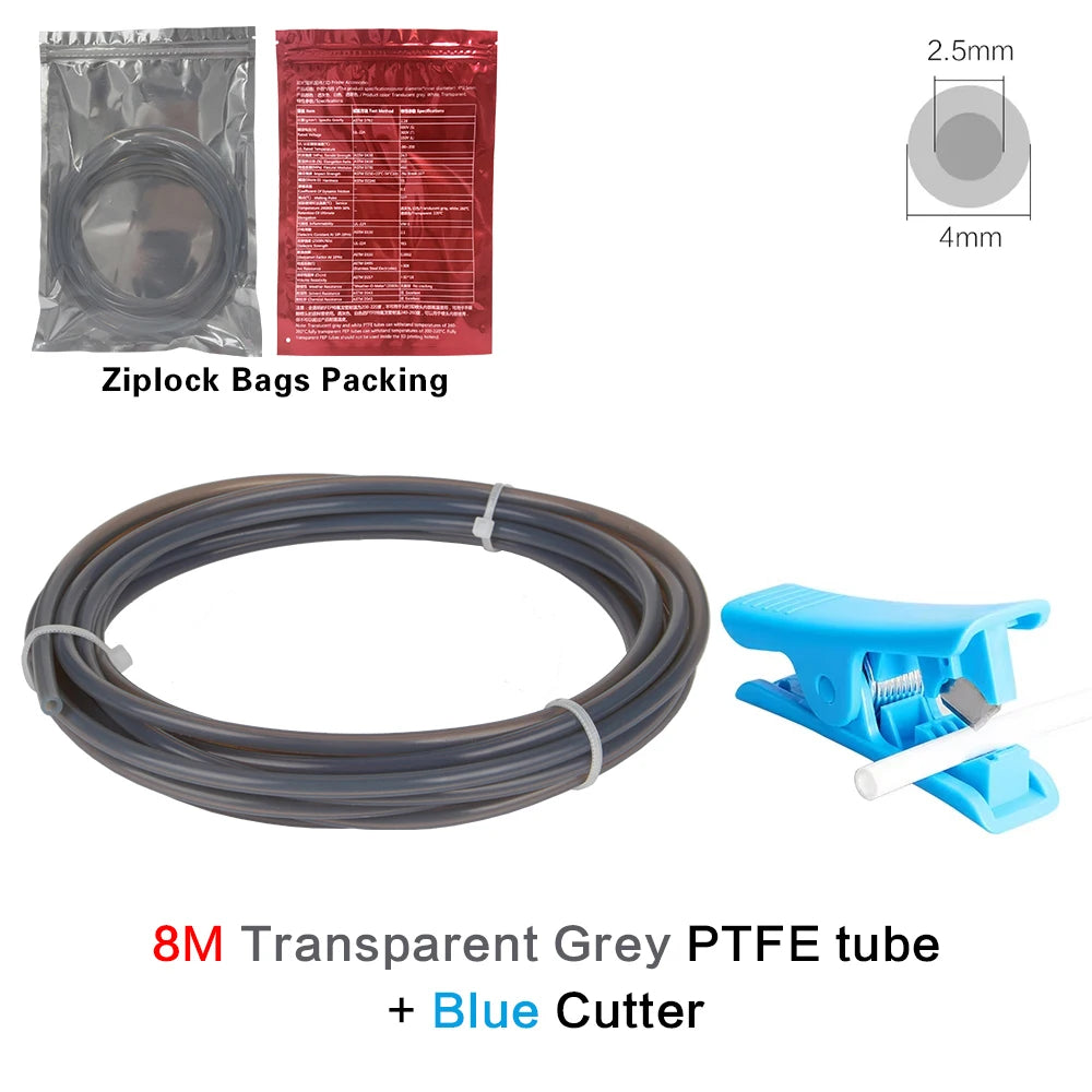 PTFE Tube for Bambu Lab P1P AMS A1 Mini 3D Printer
