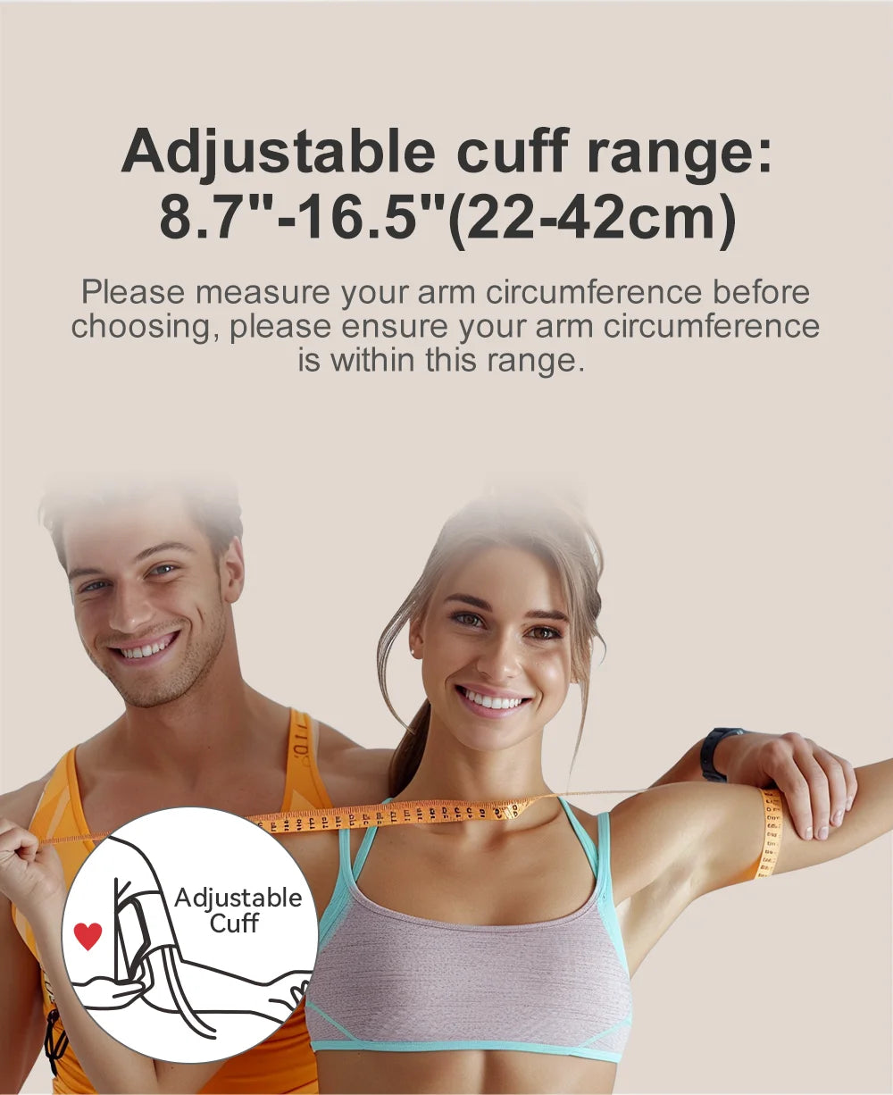Aicare Digital Upper Arm Blood Pressure Monitor – Home Use BP Cuff