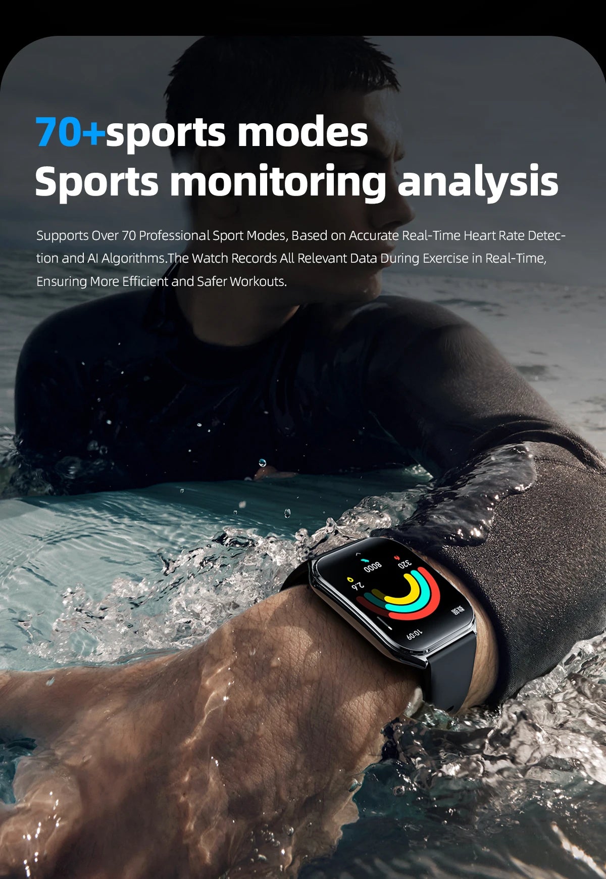 1.96" Ultra Thin AMOLED Smart Watch