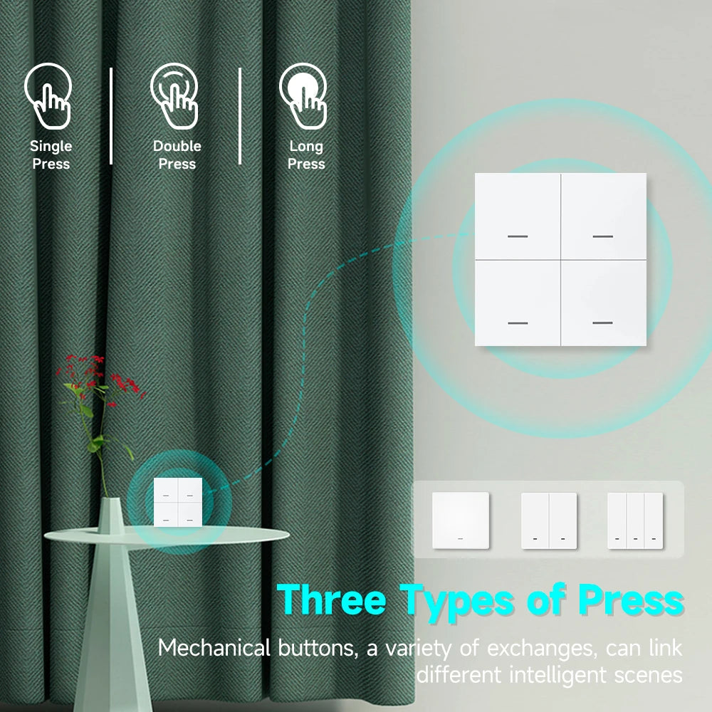 Tuya ZigBee 3.0 Wireless Smart Scene Switch