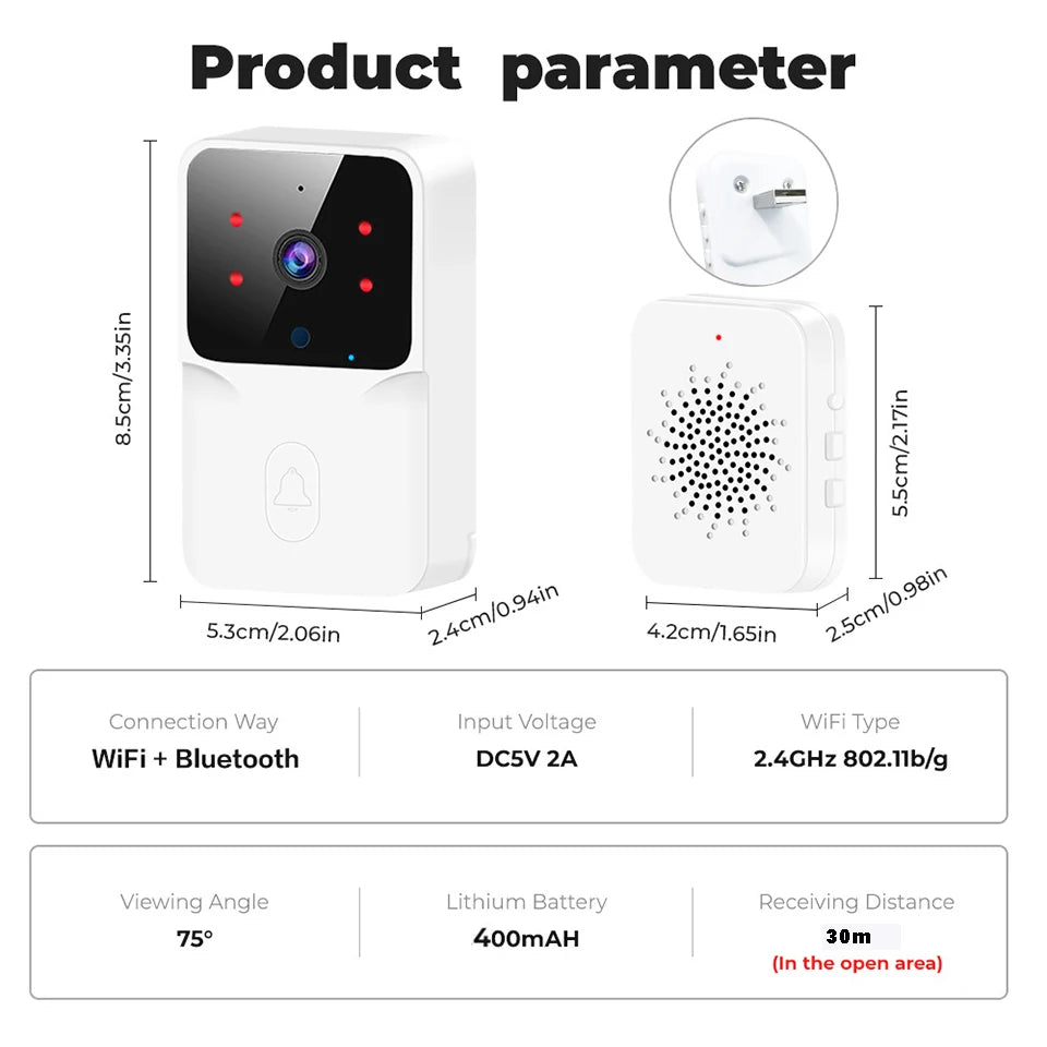 ONENUO WiFi Smart Doorbell