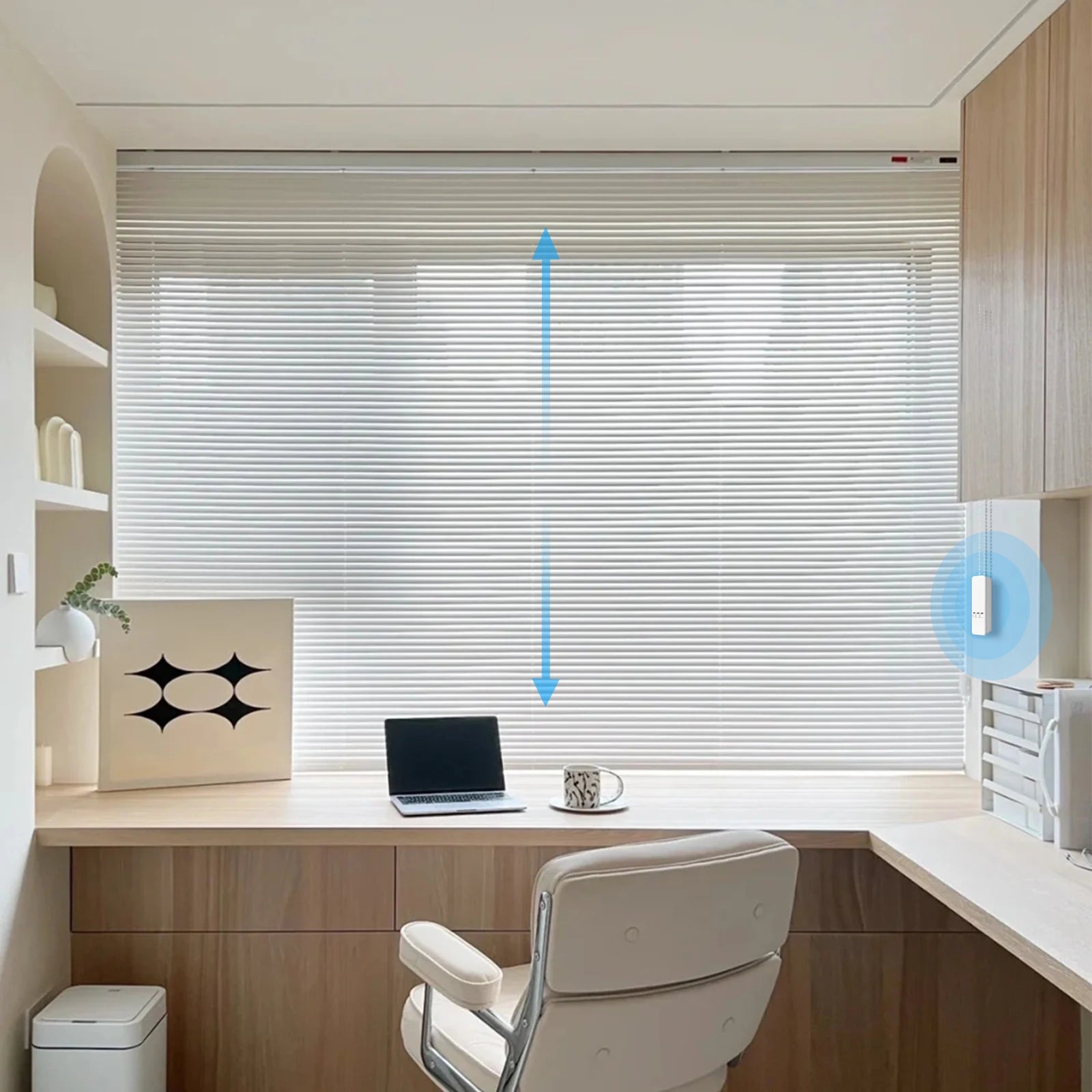 MOES Tuya WiFi Smart Motor – Electric Chain Roller Blinds with RF Remote
