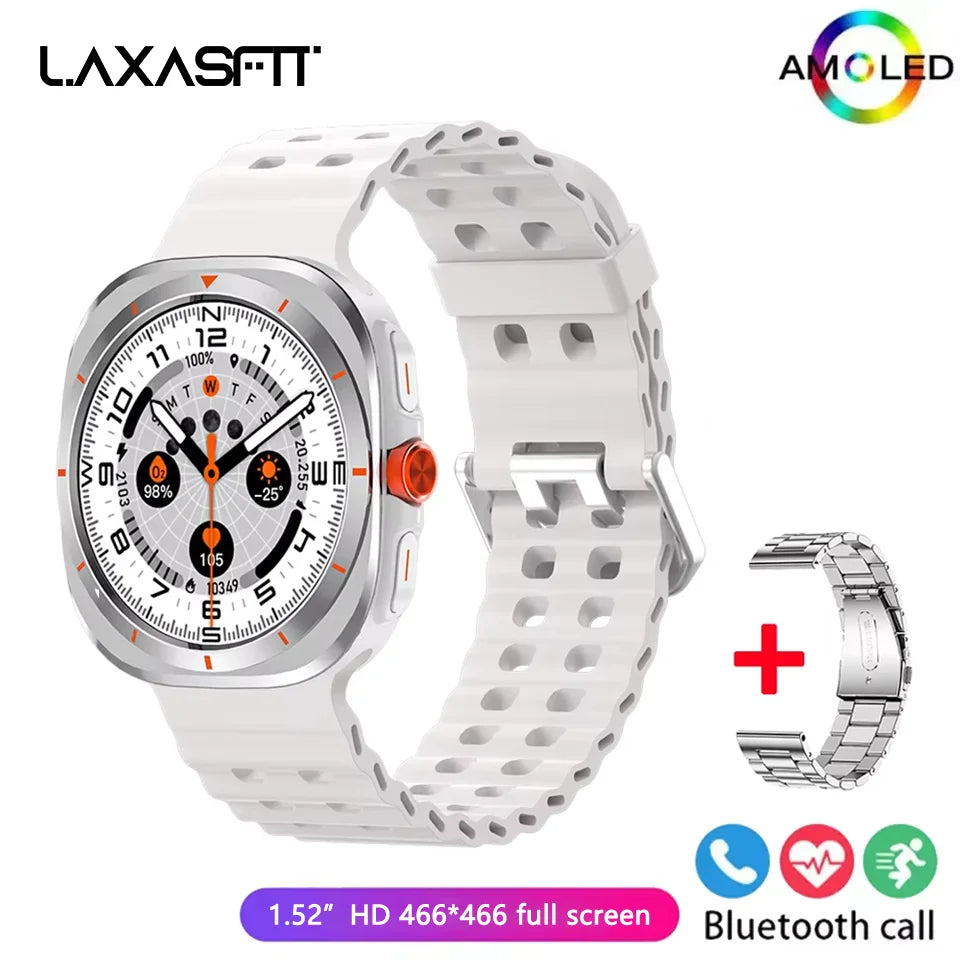 LAXASFIT GT7 Ultra Smartwatch – 1.52" AMOLED Bluetooth Fitness Watch