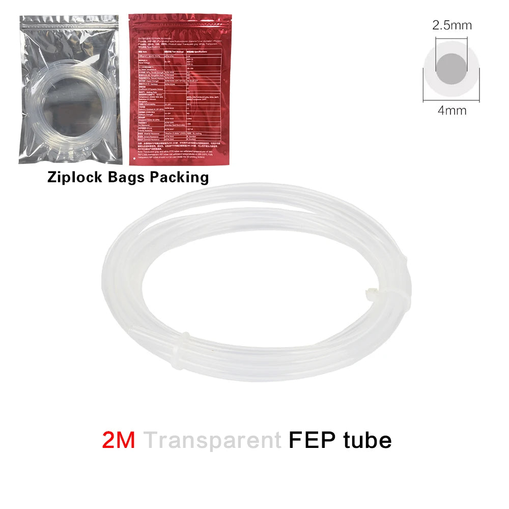 PTFE Tube for Bambu Lab P1P AMS A1 Mini 3D Printer