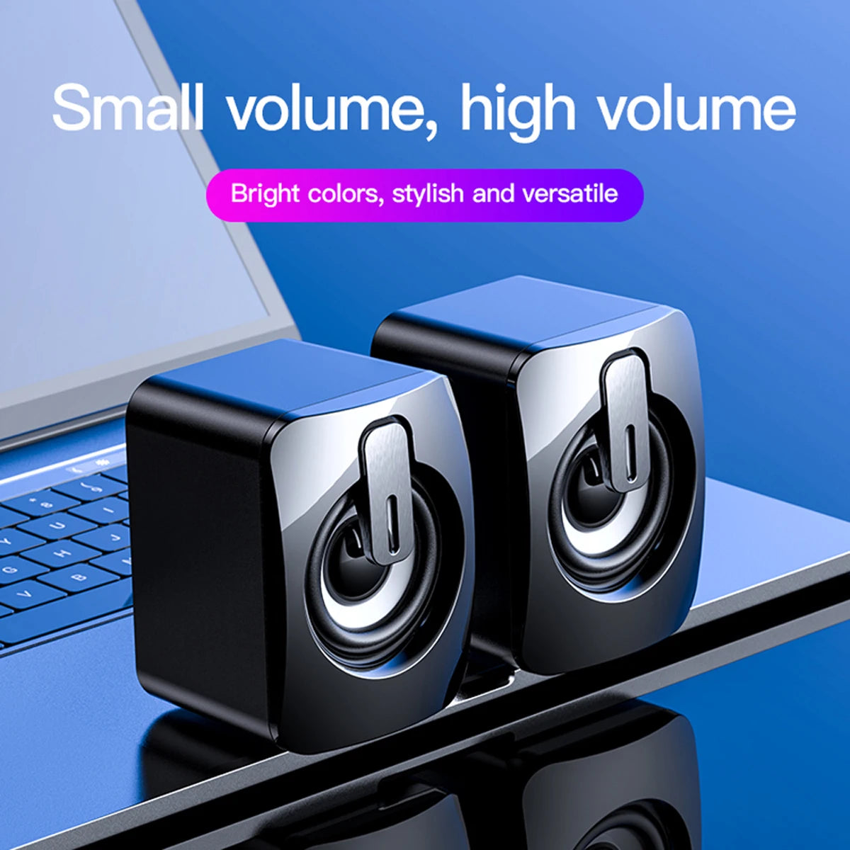 Mini PC Speaker – Portable Sound Box for Computer & Laptop