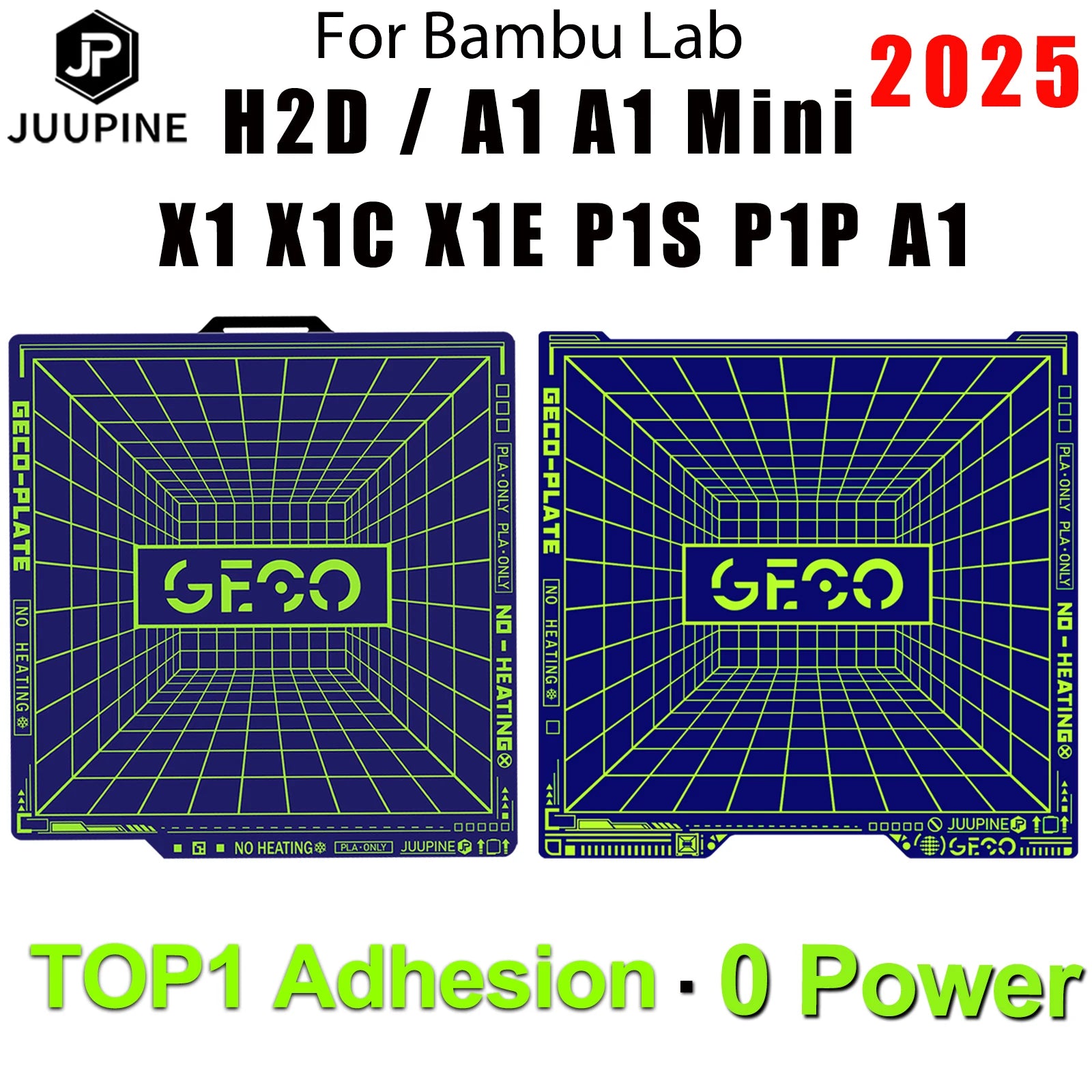Geco PLA Build Plate 257x257mm for Bambu Lab Printers