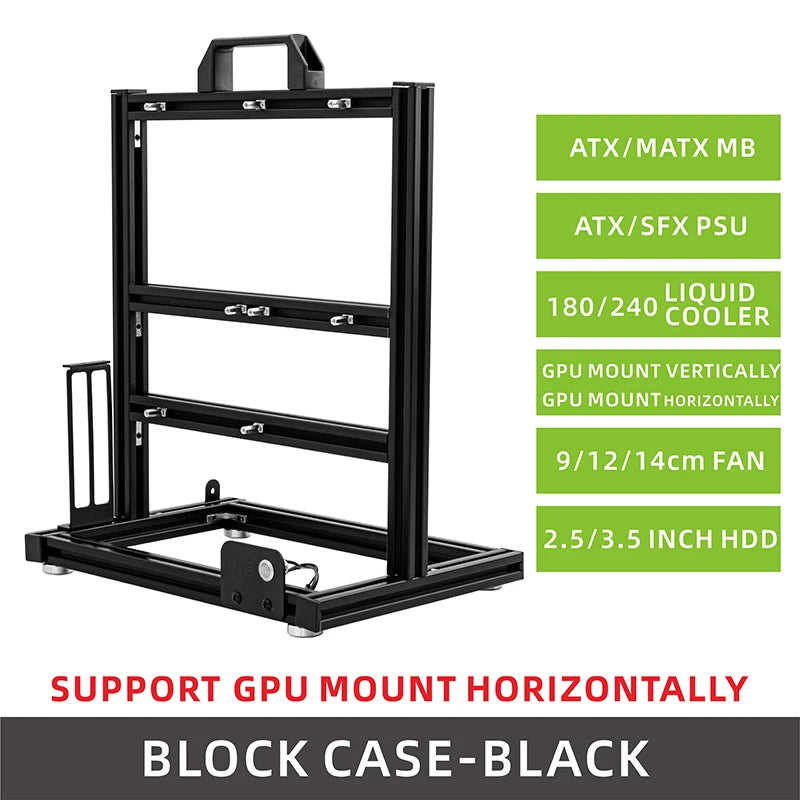 METALFISH BlockCase Aluminum Open Frame