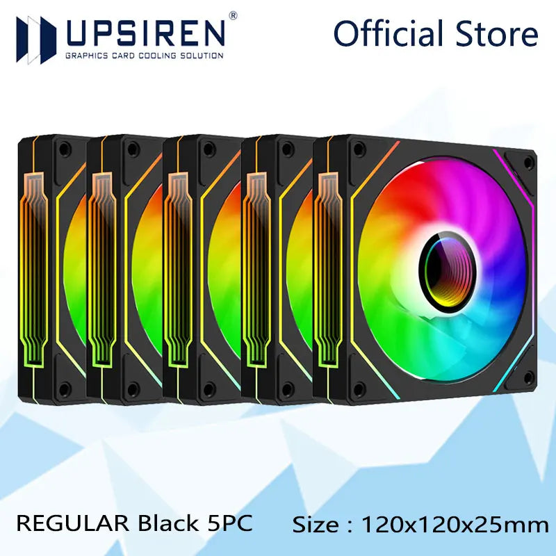 UPSIREN UF-1 PRISM 4 PRO 12cm ARGB PWM Cooling Fan