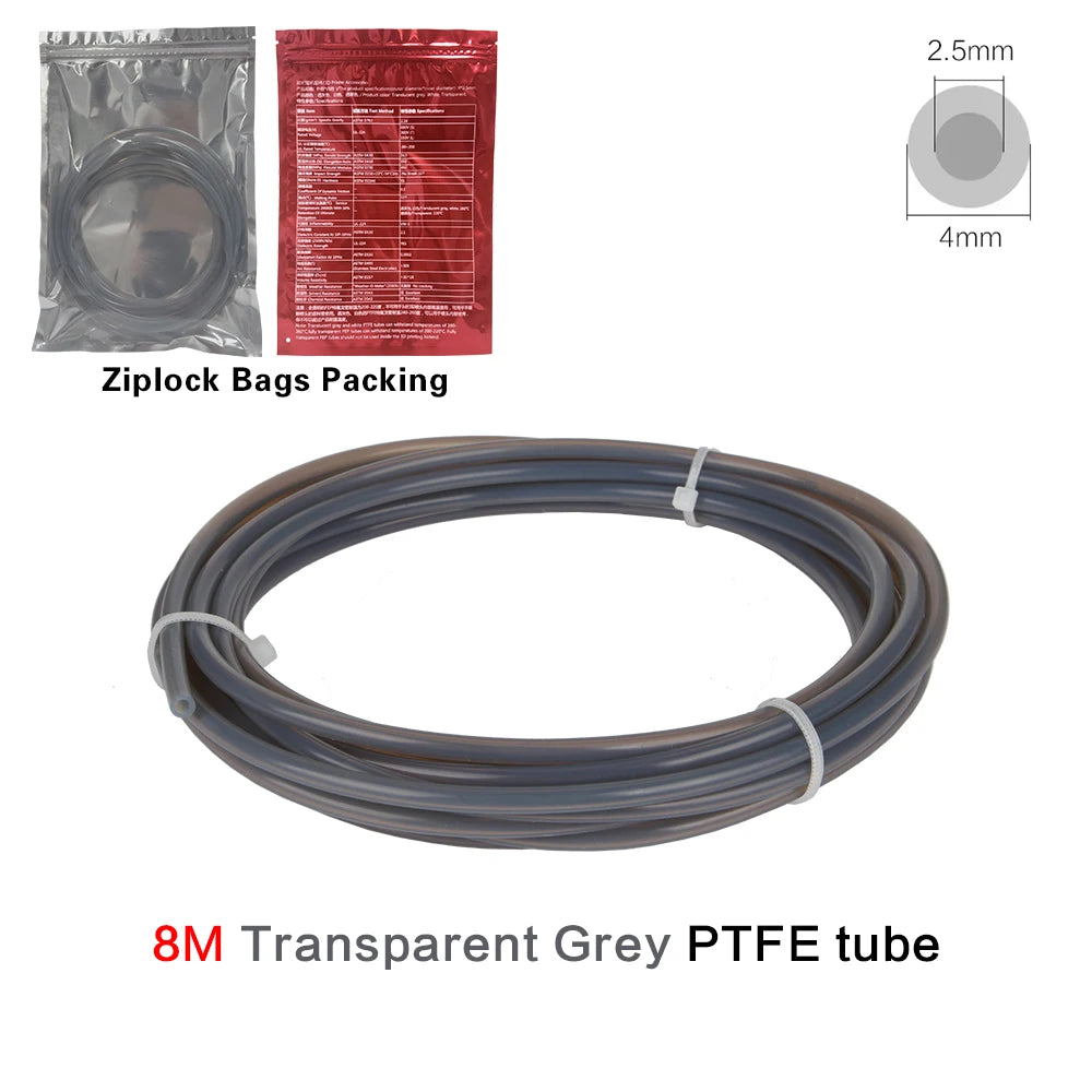 PTFE Tube for Bambu Lab P1P AMS A1 Mini 3D Printer