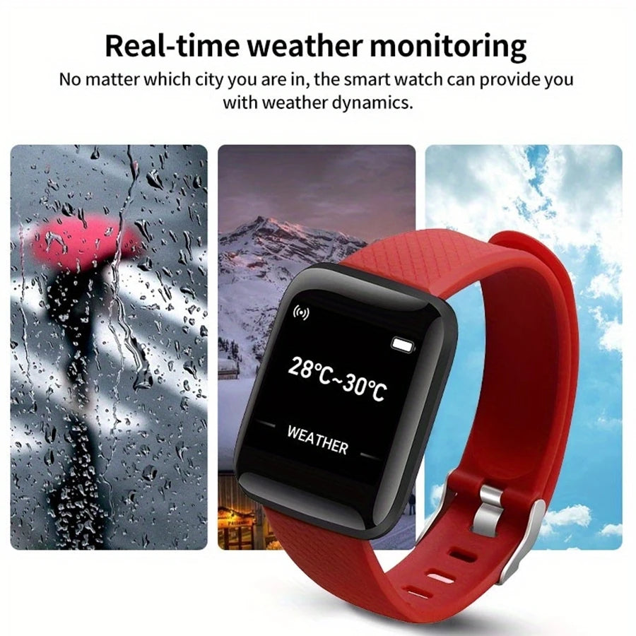 Bluetooth Smart Watch – Fitness & Health Tracker for Men & Women