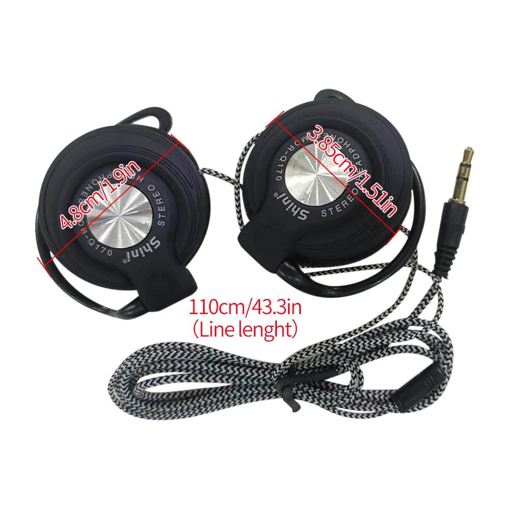 Q170 Universal 3.5mm Wired Over-Ear Headphones – Heavy Bass Ear Hook