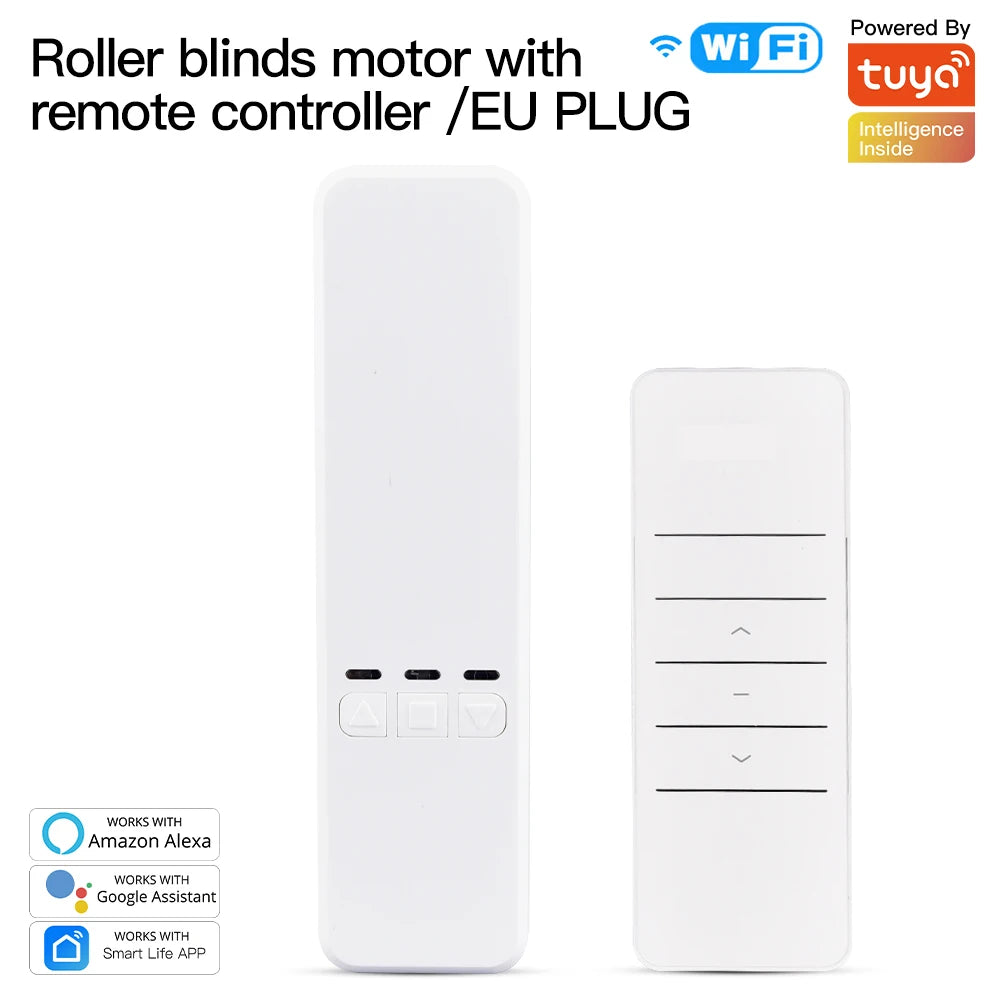 MOES Tuya WiFi Smart Motor – Electric Chain Roller Blinds with RF Remote