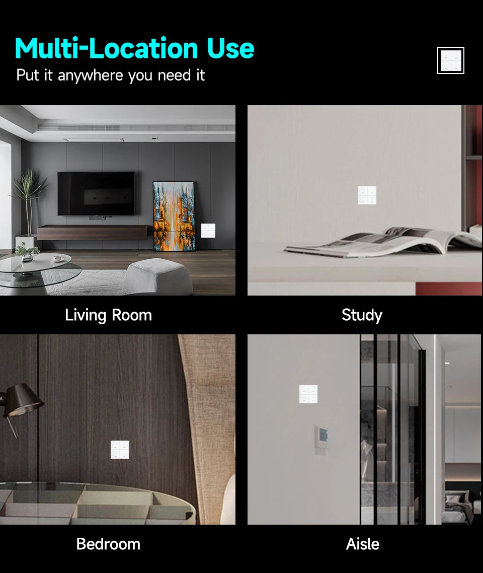 Tuya ZigBee 3.0 Wireless Smart Scene Switch
