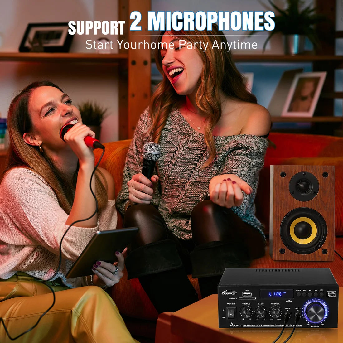 Woopker AK Series Digital Bluetooth Amplifier