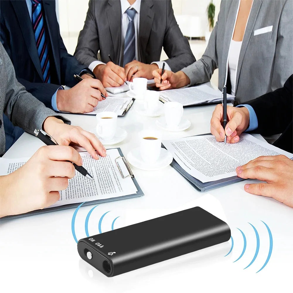 3-in-1 Mini Digital Voice Recorder & MP3 Player – 192Kbps WAV Recorder
