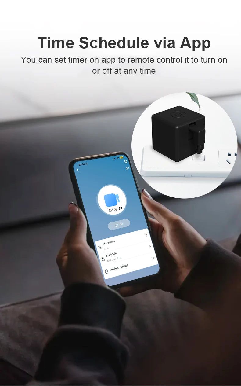 Tuya Zigbee Smart Fingerbot – Voice-Controlled Button Pusher Robot