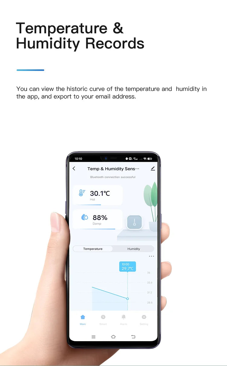 Tuya Bluetooth Smart Temperature & Humidity Sensor