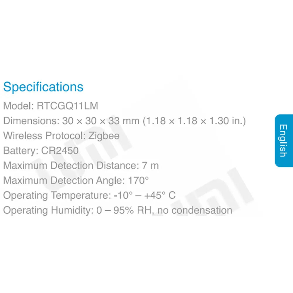 Aqara ZigBee Motion Sensor – Smart Body Detector for MiHome & HomeKit