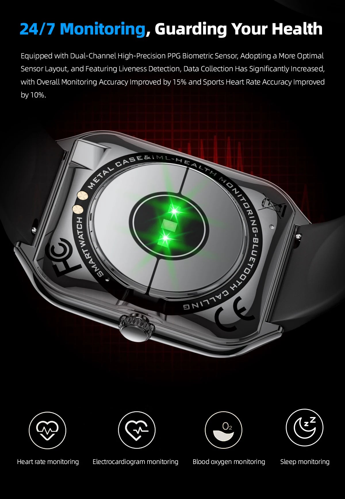 1.96" Ultra Thin AMOLED Smart Watch