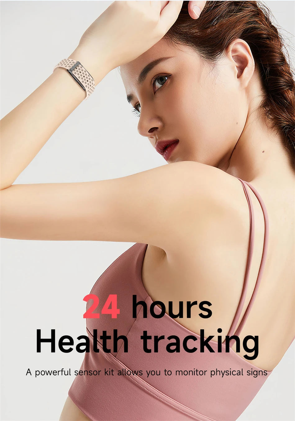 Fitness Tracker Smart Bracelet – Heart Rate & Call Reminder Watch