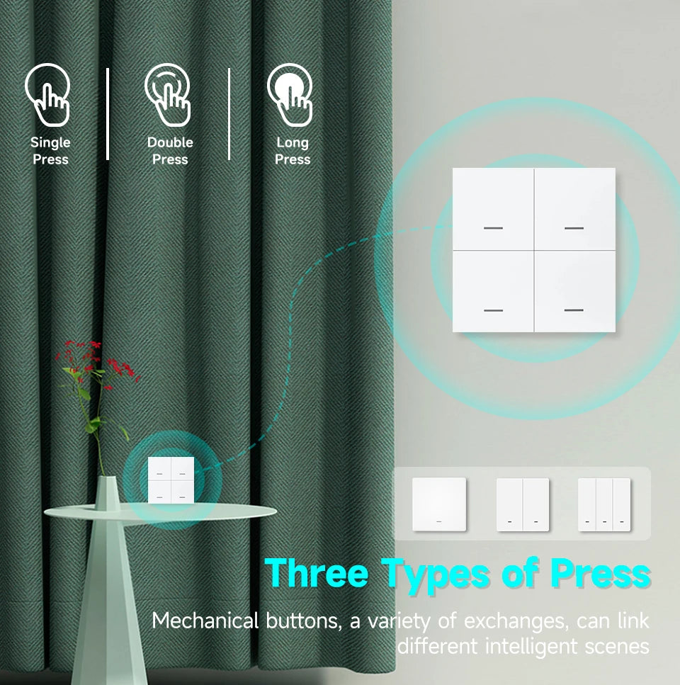 Tuya ZigBee 3.0 Wireless Smart Scene Switch
