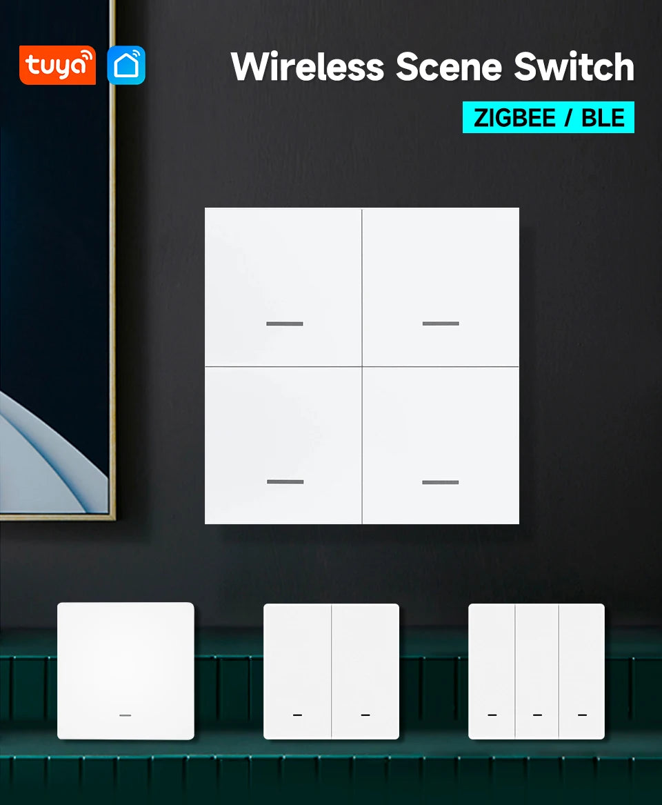Tuya ZigBee 3.0 Wireless Smart Scene Switch