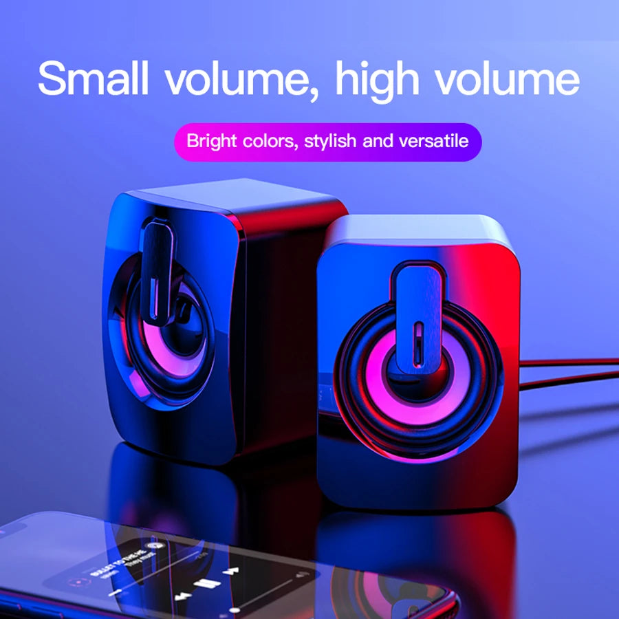 Mini PC Speaker – Portable Sound Box for Computer & Laptop