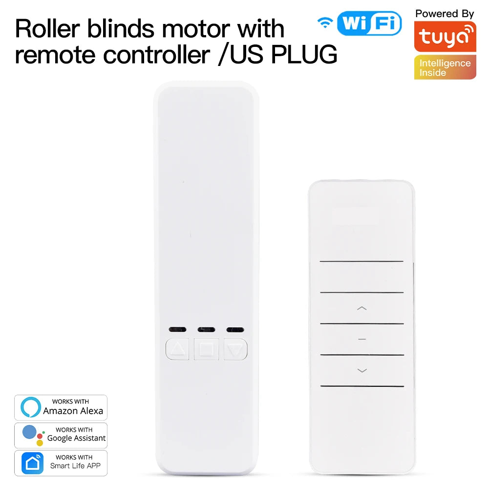 MOES Tuya WiFi Smart Motor – Electric Chain Roller Blinds with RF Remote
