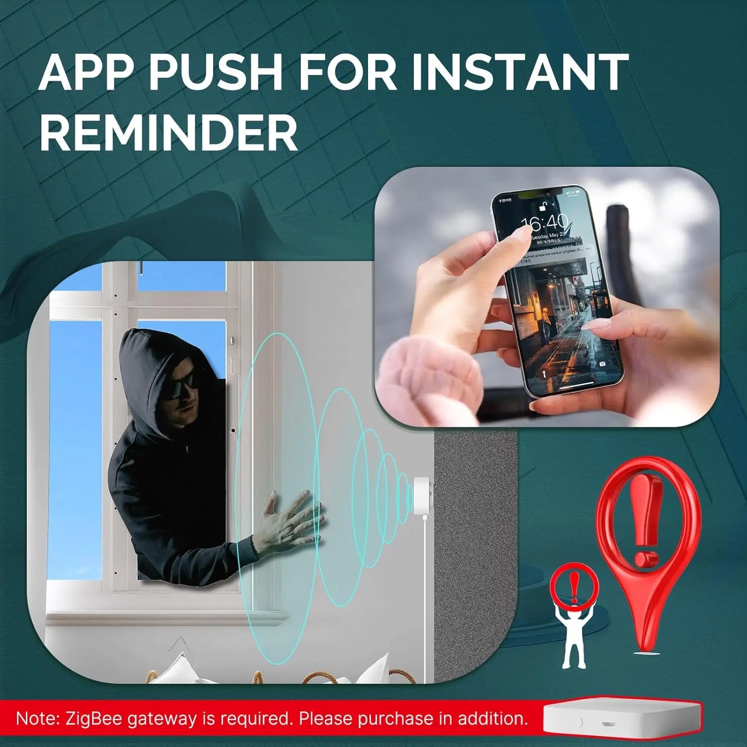ZigBee WiFi mmWave Motion Sensor – Tuya Smart Human Presence Detector