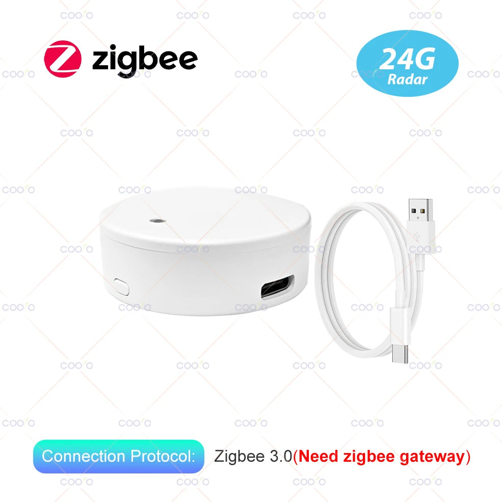 ZigBee WiFi mmWave Motion Sensor – Tuya Smart Human Presence Detector