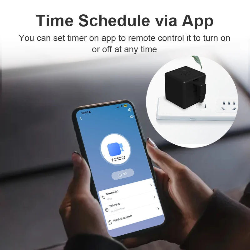 Tuya Zigbee Smart Fingerbot – Voice-Controlled Button Pusher Robot