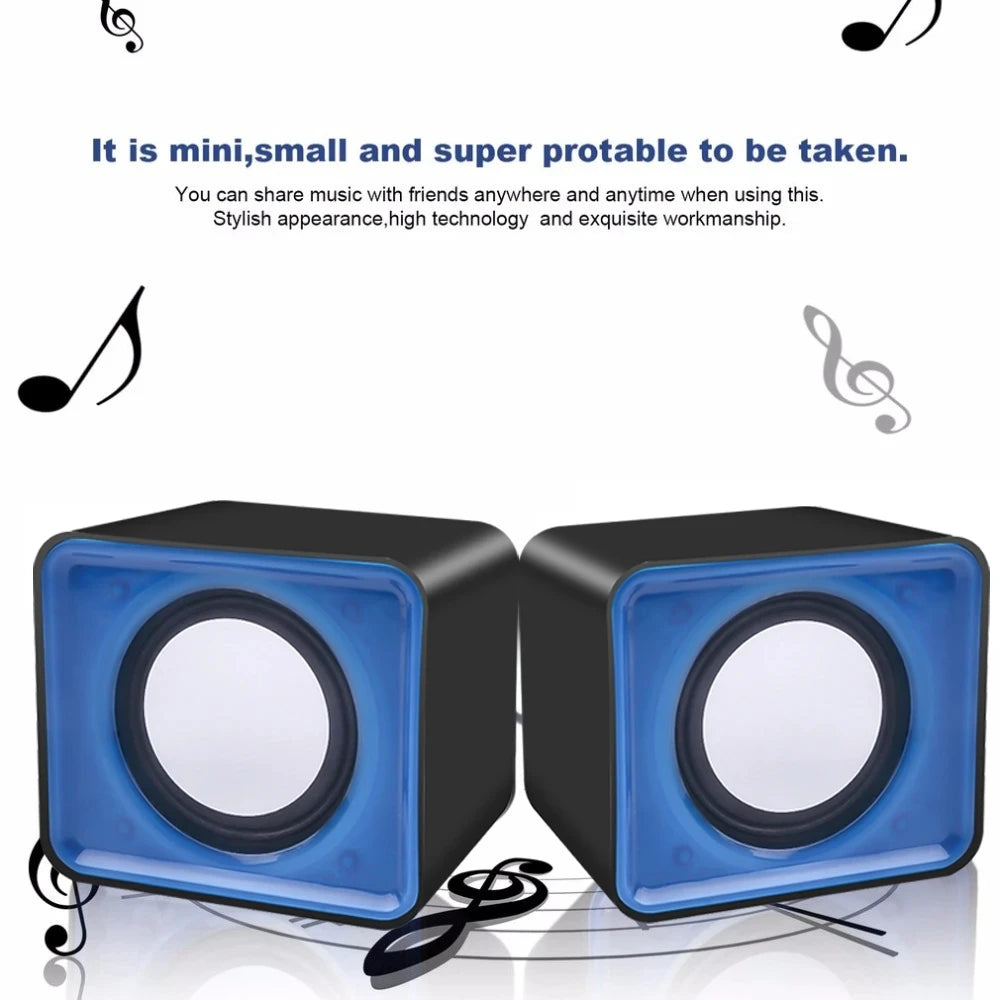 Mini PC Speaker – Portable Sound Box for Computer & Laptop