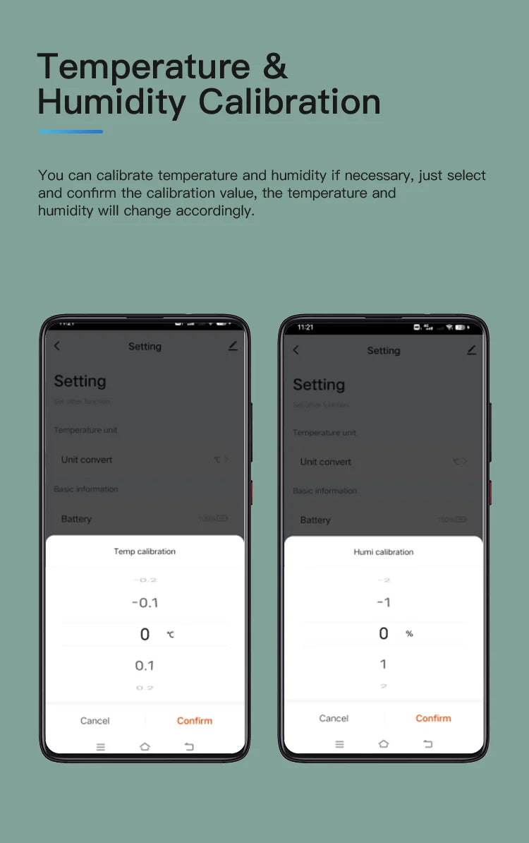 Tuya Bluetooth Smart Temperature & Humidity Sensor