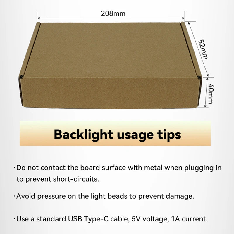 Bambu Lab Lithophane LED Panel CMYK Backlight Board