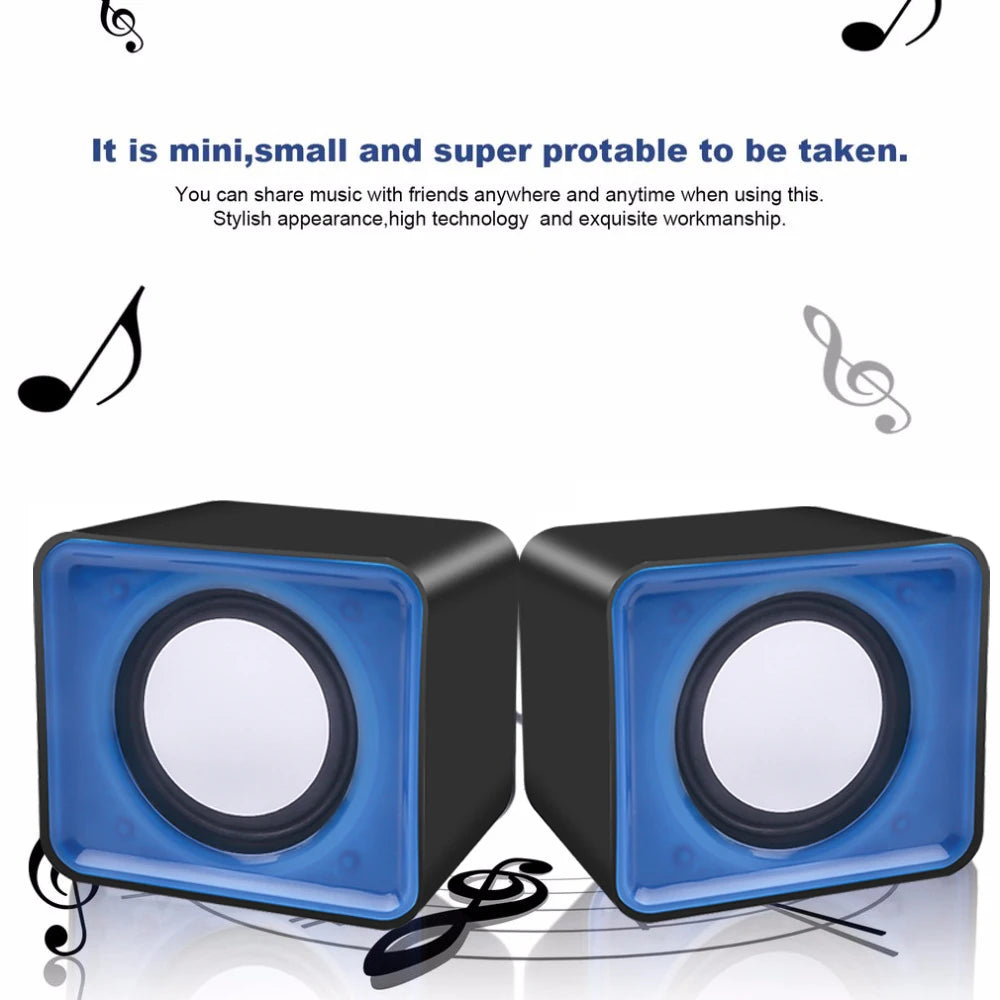 Mini PC Speaker – Portable Sound Box for Computer & Laptop