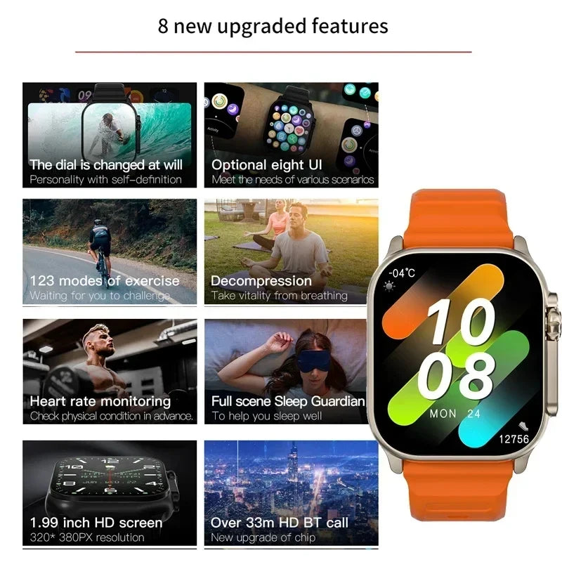 LAXASFIT T900Ultra Bluetooth Smartwatch