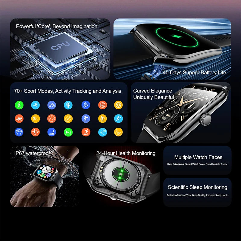 1.96" Ultra Thin AMOLED Smart Watch