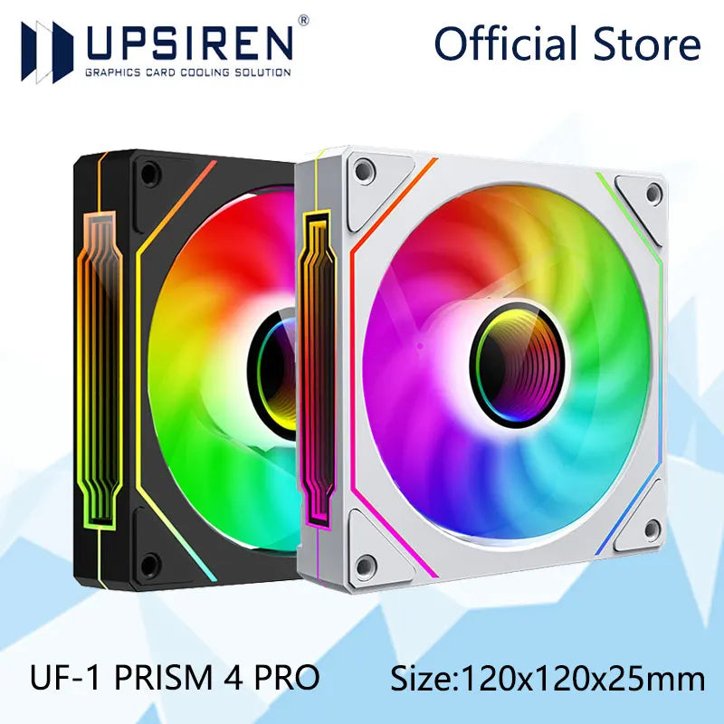UPSIREN UF-1 PRISM 4 PRO 12cm ARGB PWM Cooling Fan