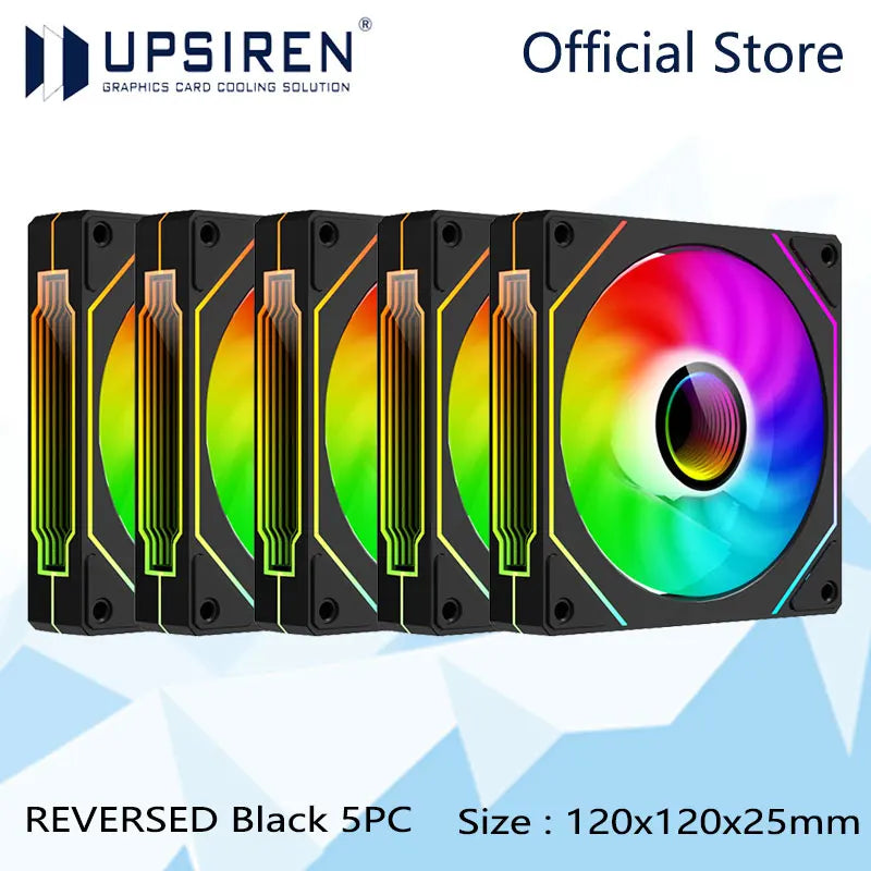 UPSIREN UF-1 PRISM 4 PRO 12cm ARGB PWM Cooling Fan