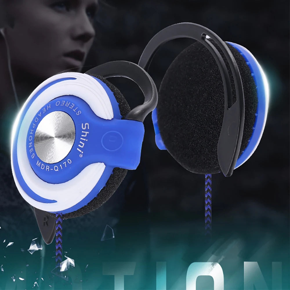 Q170 Universal 3.5mm Wired Over-Ear Headphones – Heavy Bass Ear Hook