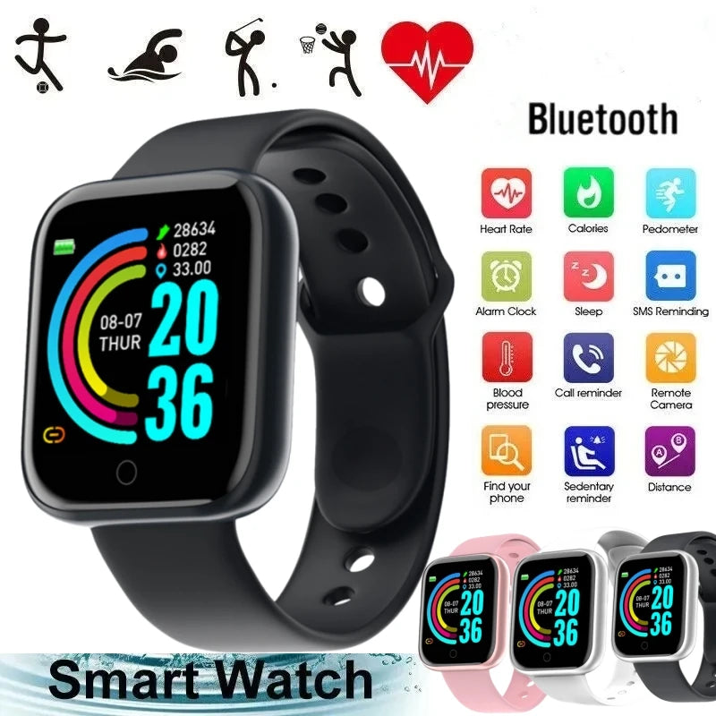 Bluetooth Smart Watch – Fitness & Health Tracker for Men & Women