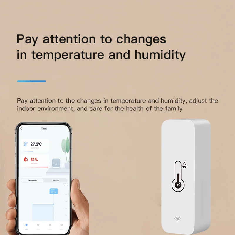 Tuya Bluetooth Smart Temperature & Humidity Sensor